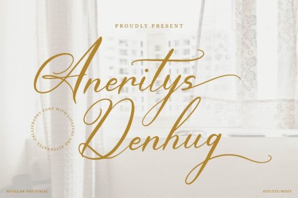 Aneritys Denhug Font for Creative Campaigns