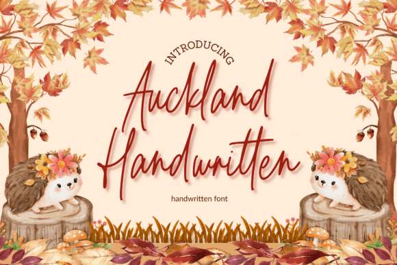 Auckland Handwritten Font