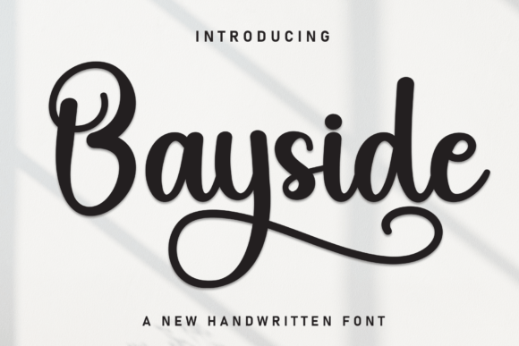 Bayside Font: Trendy Handwritten Type