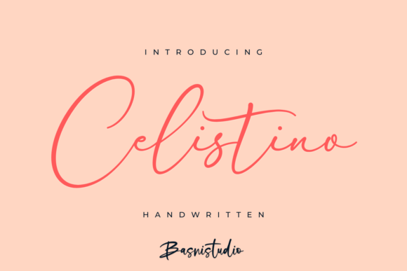 Celistino: A Handwritten Font for Creative Projects