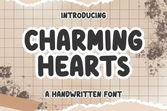 Charming Hearts: A Playful Script Font for Makers