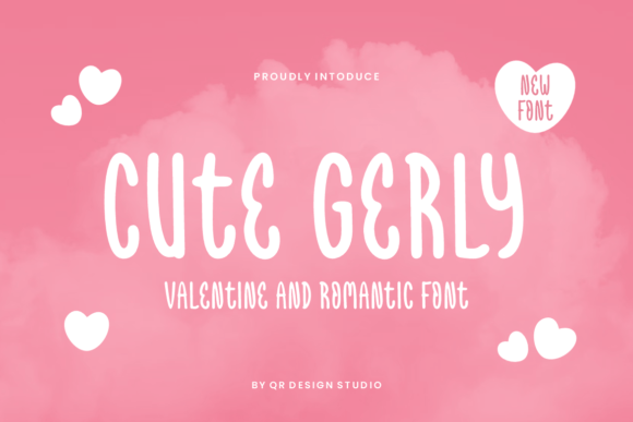 Cute Gerly Font for Creative Publishing