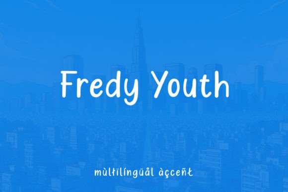 Fredy Youth Font for Web Design