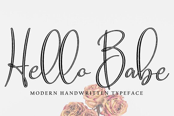 Hello Babe Font for Business Branding