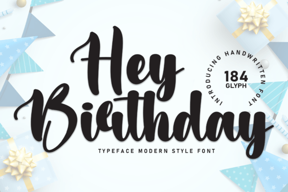 Hey Birthday Font