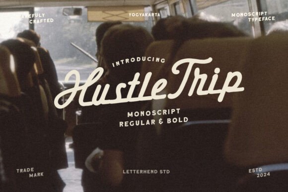 Hustle Trip Font for Creative Projects