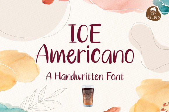 Iceamericano: A Friendly Script Font