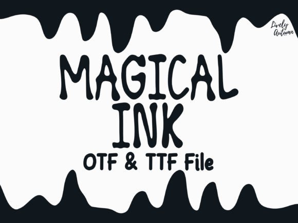 Magical Ink Font for Creative Projects