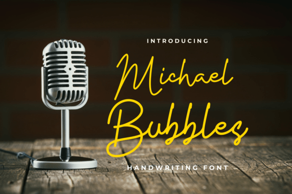 Michael Bubbles Font for Elegant Branding