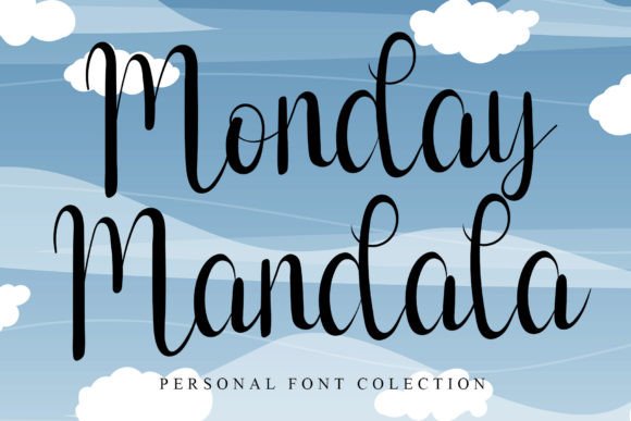 Monday Mandala Font for Elegant Branding