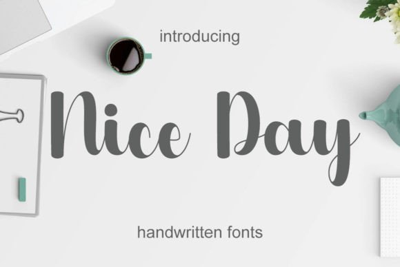 Nice Day Font: Elegant Script for Creative Makers
