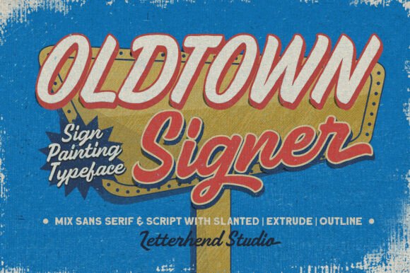 Oldtown Signer Font for Retro Branding