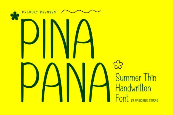 Pinapana Font for Business Branding