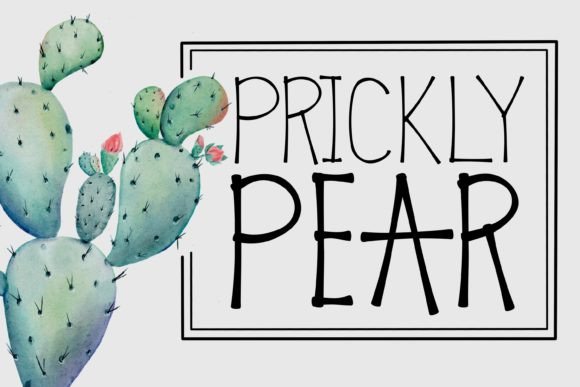 Prickly Pear Font for Creative Projects