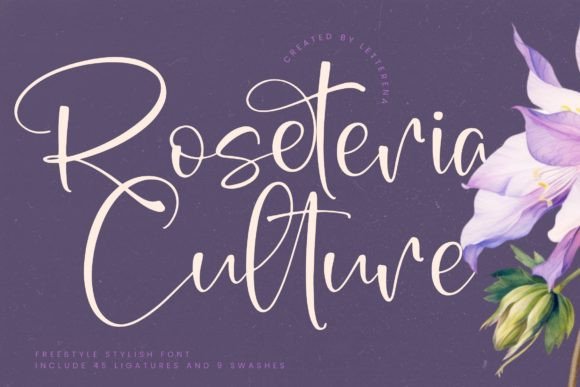 Roseteria Culture Font Review
