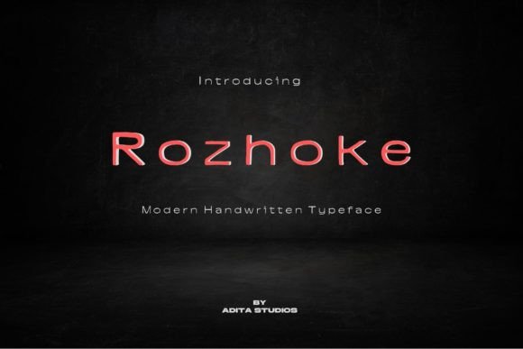 Rozhoke Font Review