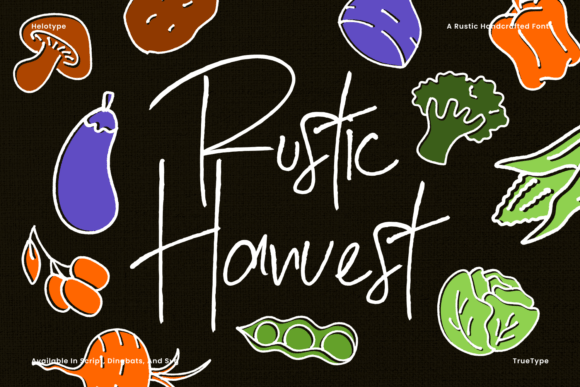 Rustic Harvest Font for Branding