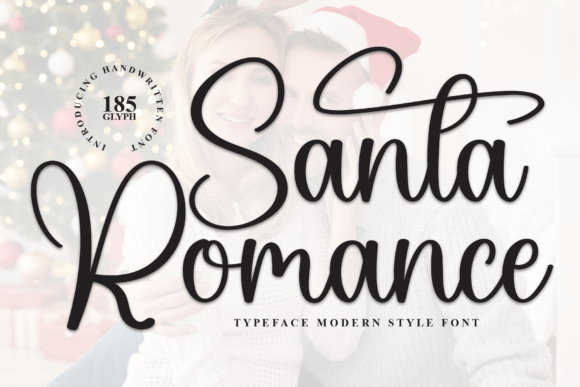 Santa Romance Font for Holiday Branding