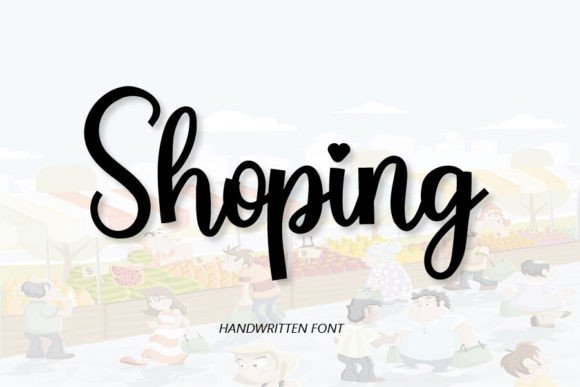 Shoping Font for Creative Makers