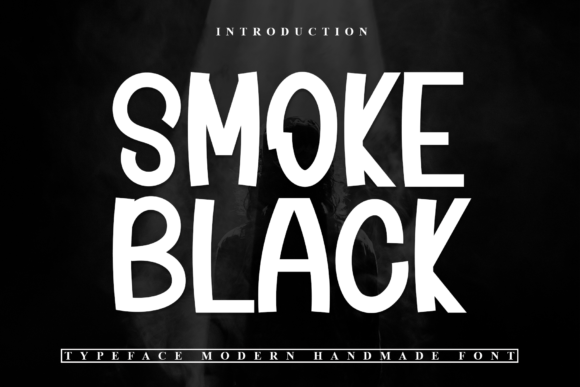 Smoke Black Font for Business Branding