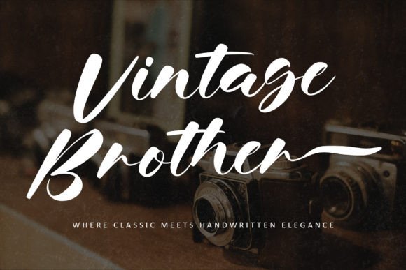 Vintage Brother Font for Timeless Design