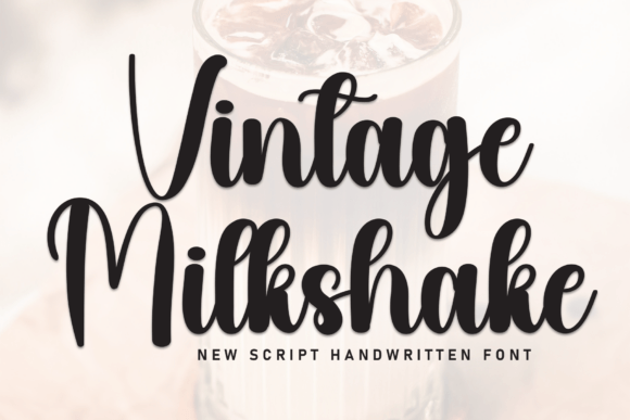Vintage Milkshake Font